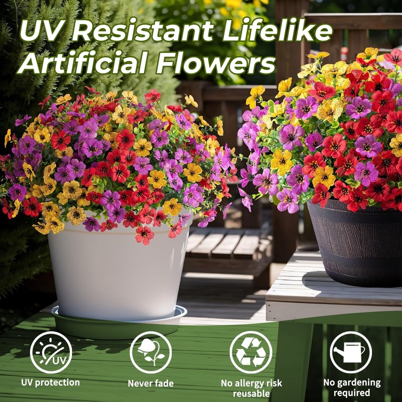 🌸Late Summer Sale -🌱High-Grade Material Artificial Flowers - Your Ever-Blooming Oasis!