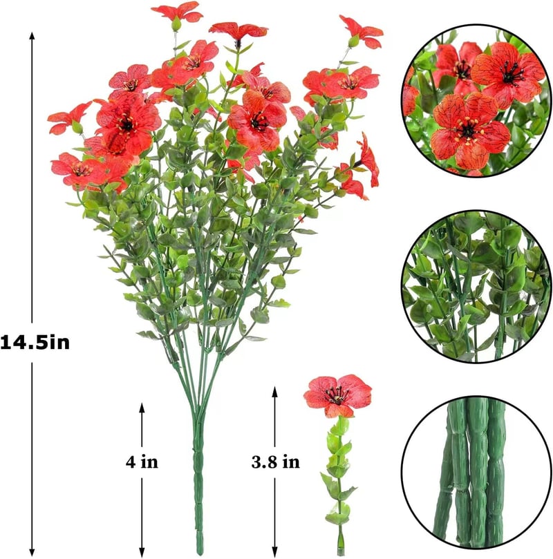 🌸Late Summer Sale -🌱High-Grade Material Artificial Flowers - Your Ever-Blooming Oasis!